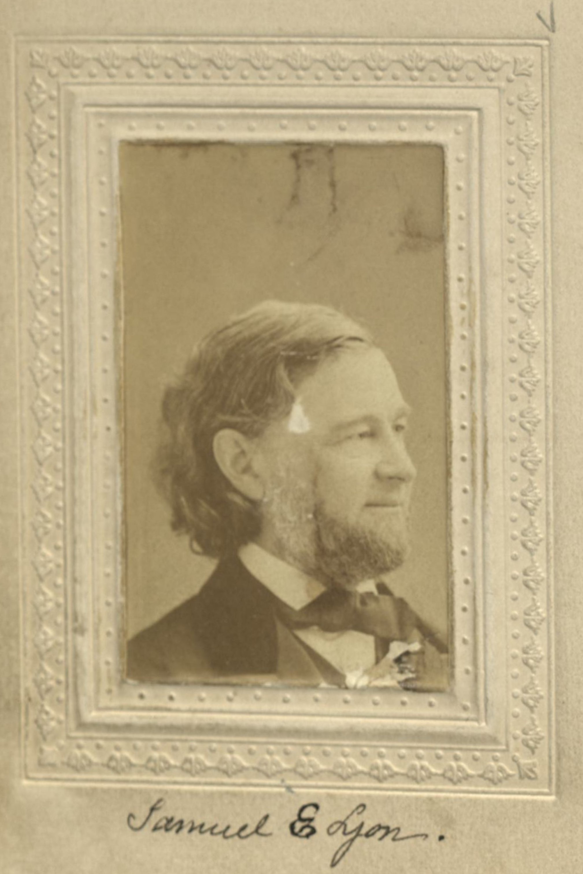Member portrait of Samuel E. Lyon